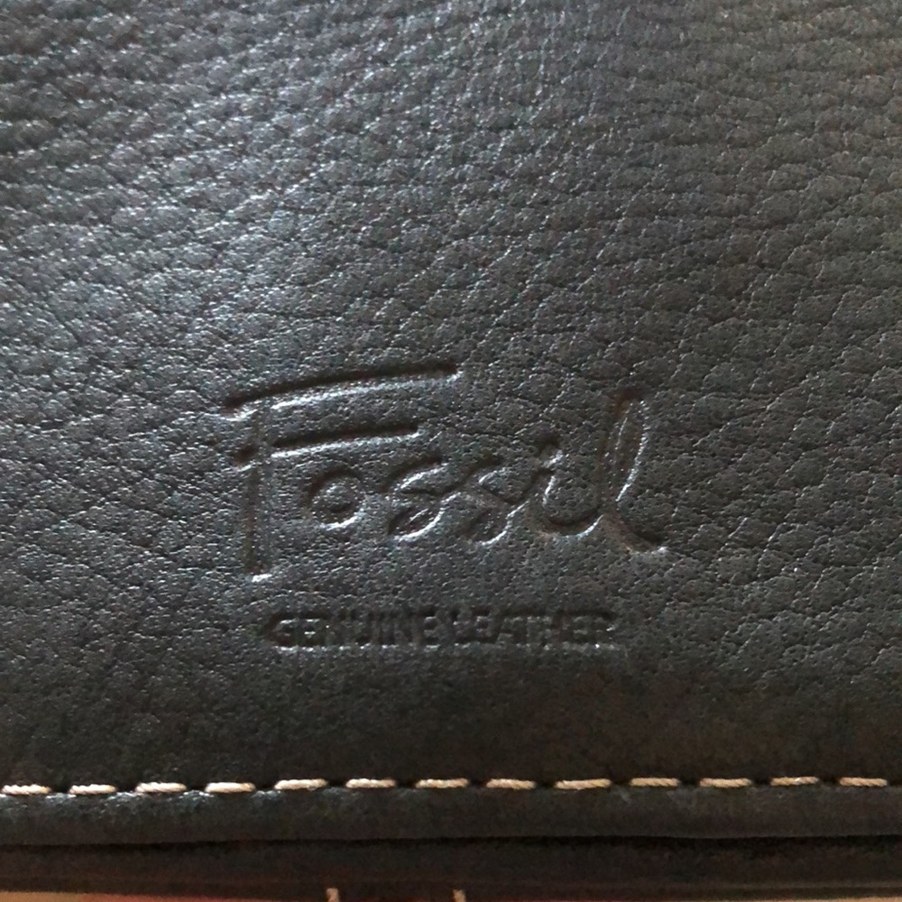 Fossil black leather wallet - Picture 5 of 7